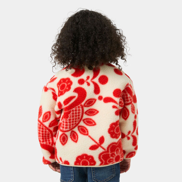 K FROSTY PILE SWEATER, ALERT RED A, 86/1