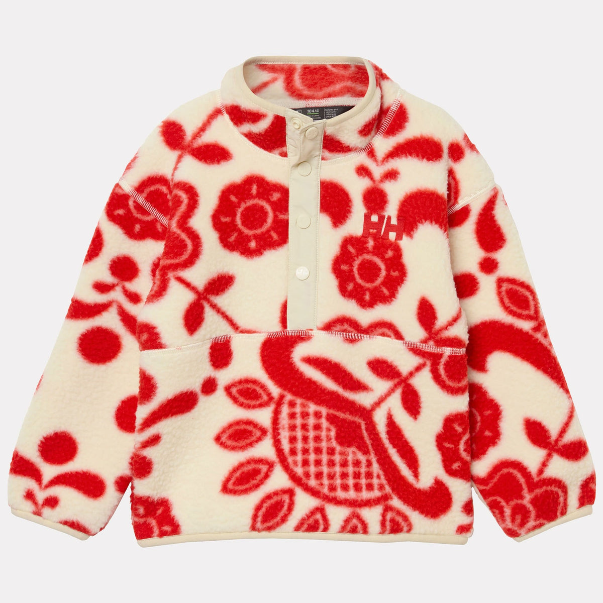 K FROSTY PILE SWEATER, ALERT RED A, 86/1