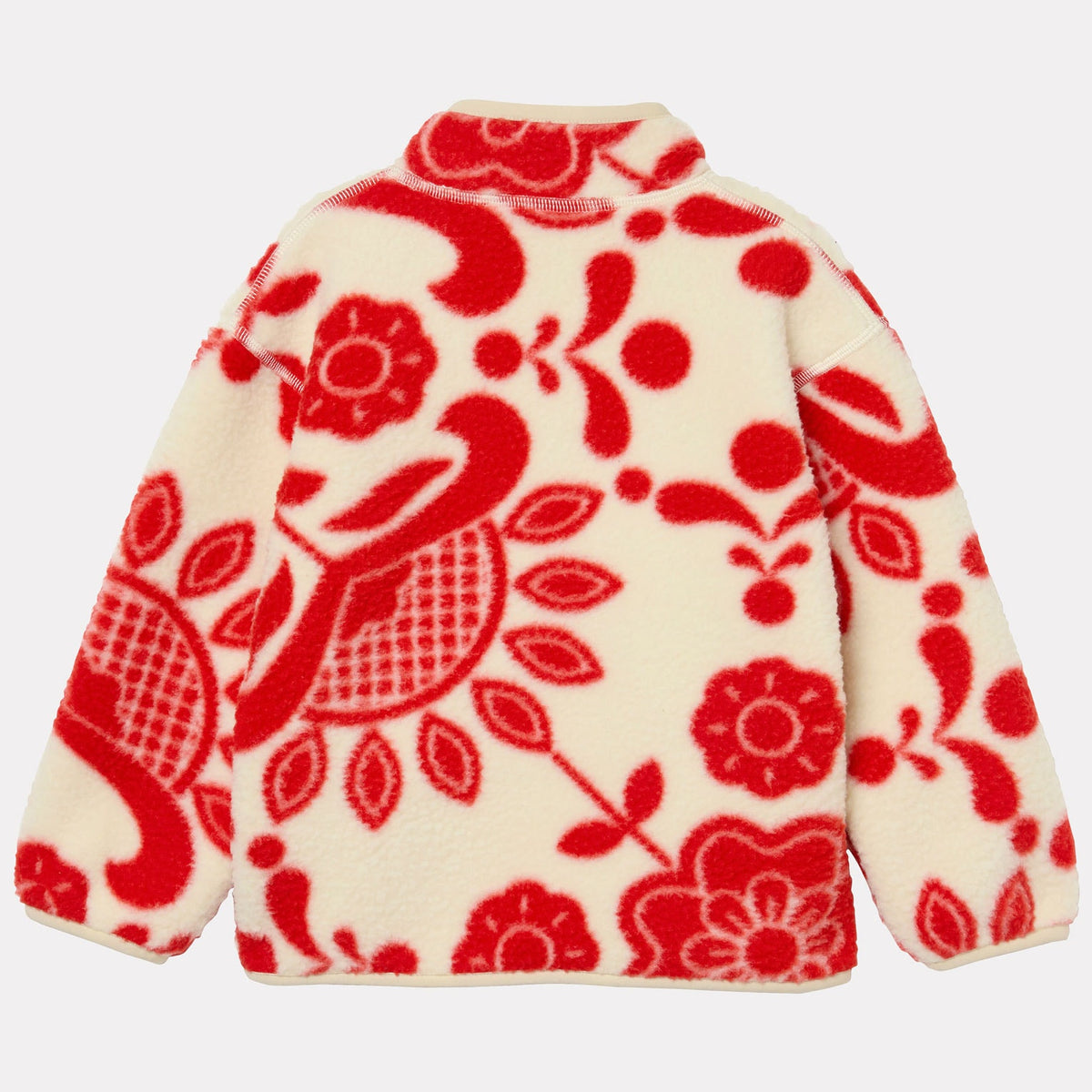 K FROSTY PILE SWEATER, ALERT RED A, 86/1
