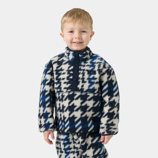 K FROSTY PILE SWEATER, NAVY AOP, 86/1