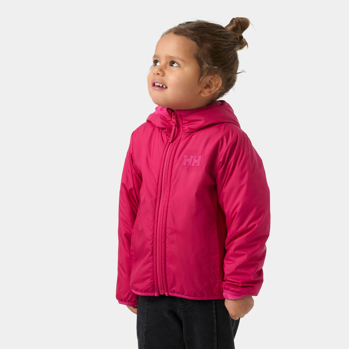K CHILL HOODED JACKET, CRANBERRY, 86/1 Main image