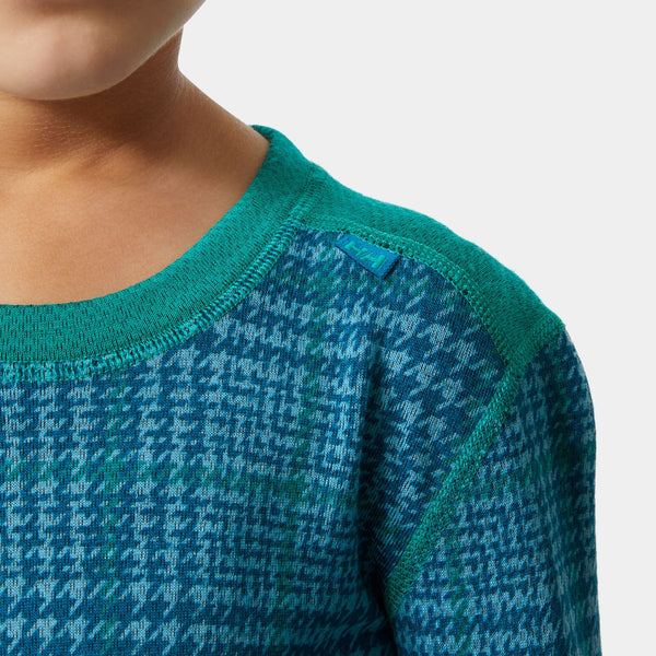 K GRAPHIC LIFA MERINO SET, SIGNAL GREE, 86/1