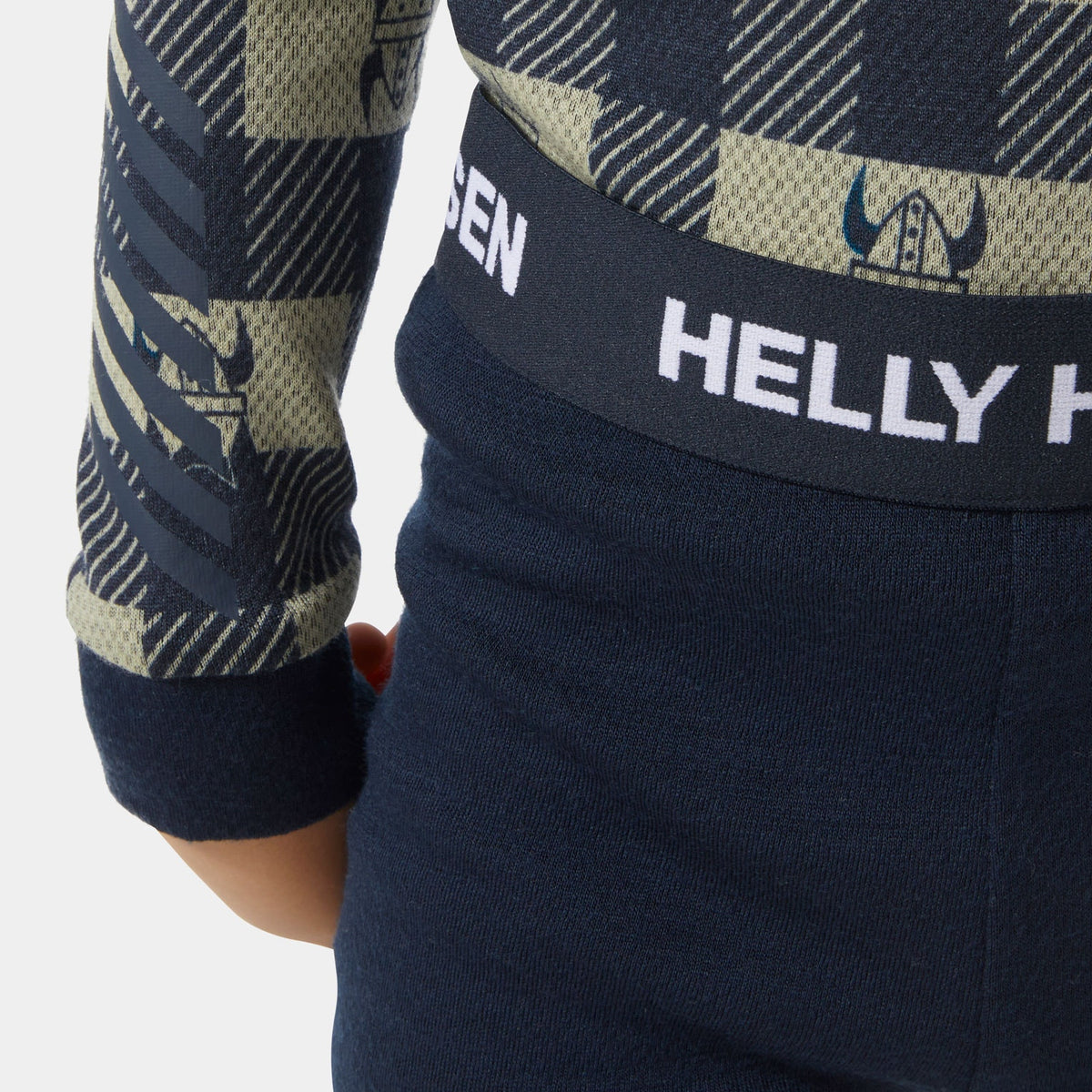 K GRAPHIC LIFA MERINO SET, NAVY AOP, 92/2