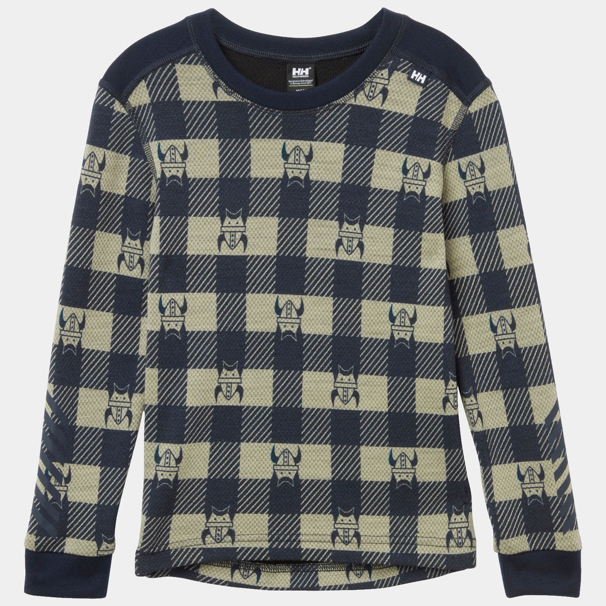K GRAPHIC LIFA MERINO SET, NAVY AOP, 92/2