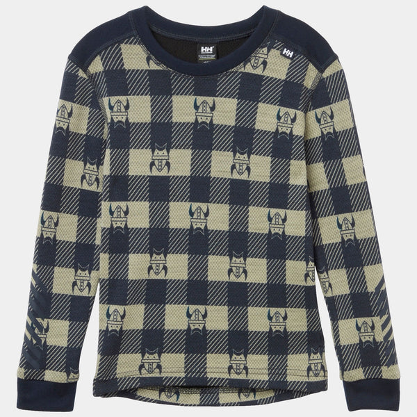 K GRAPHIC LIFA MERINO SET, NAVY AOP, 92/2