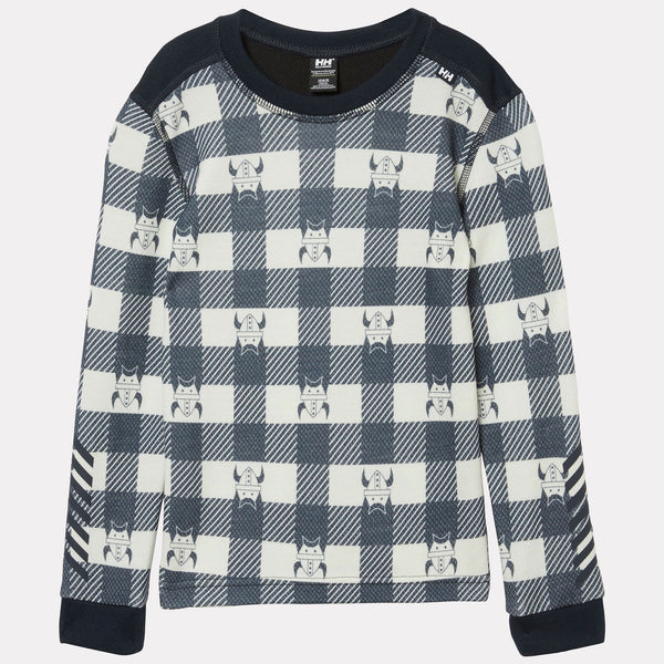 K GRAPHIC LIFA MERINO SET, NAVY AOP, 92/2