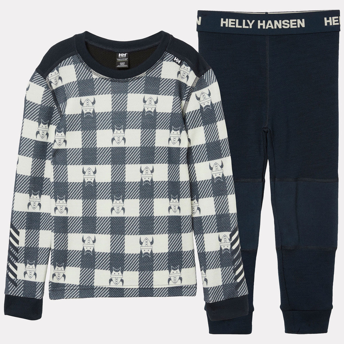 K GRAPHIC LIFA MERINO SET, NAVY AOP, 92/2