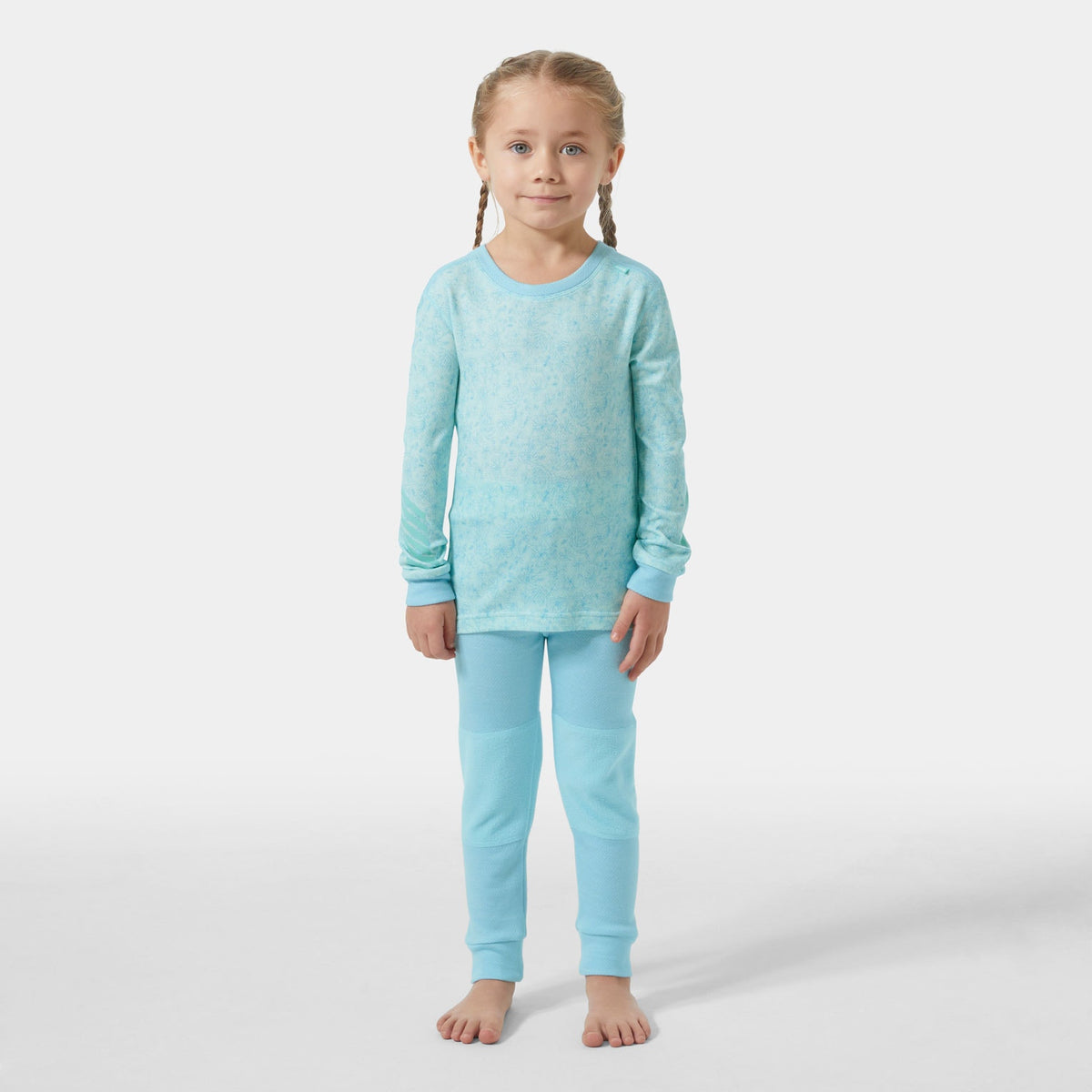 K GRAPHIC LIFA MERINO SET, LIGHT CYAN, 104/4