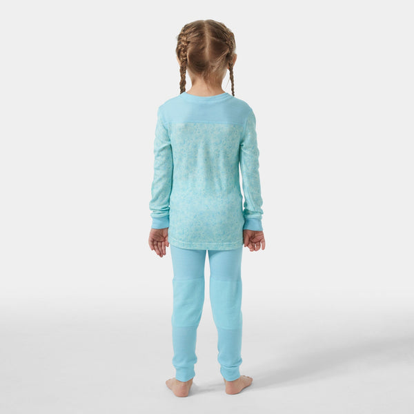 K GRAPHIC LIFA MERINO SET, LIGHT CYAN, 104/4