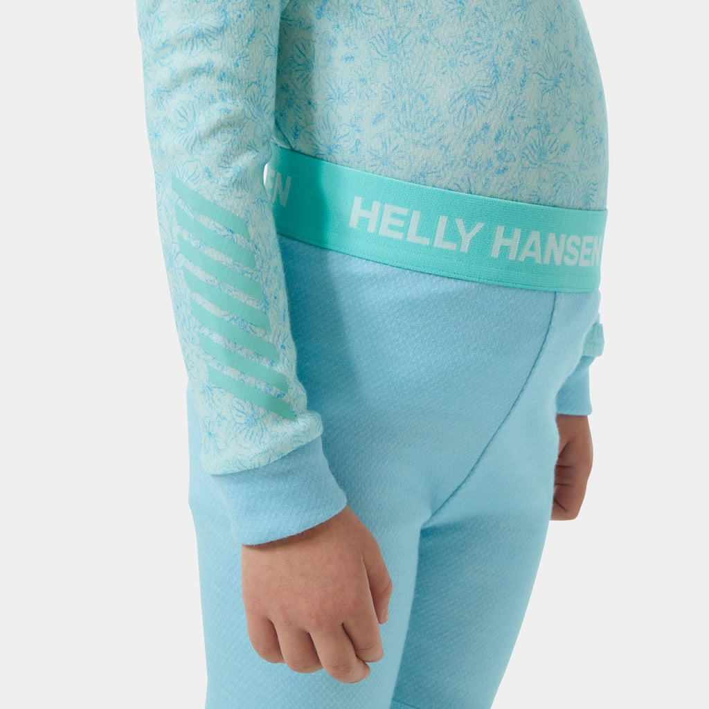 K GRAPHIC LIFA MERINO SET, LIGHT CYAN, 104/4