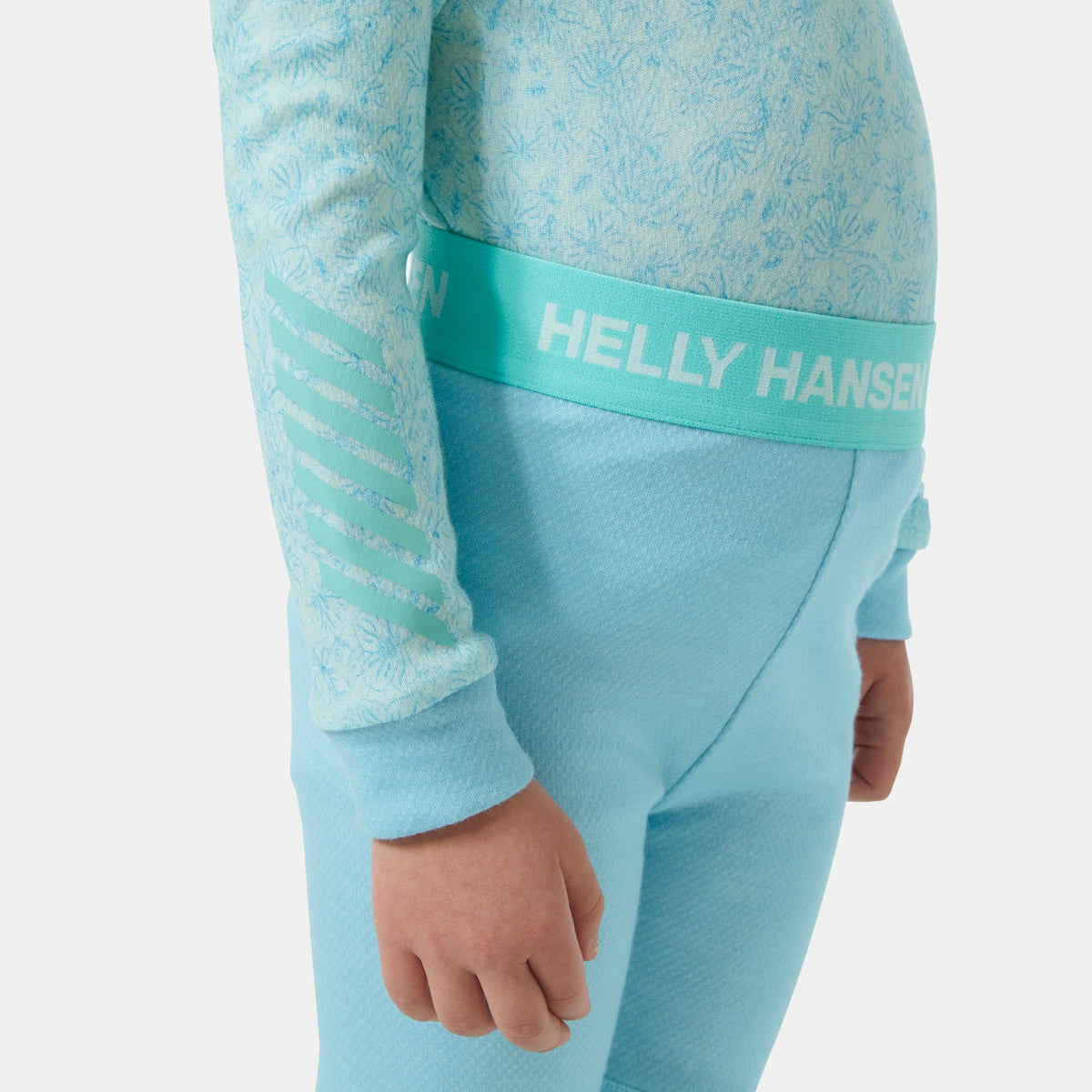 K GRAPHIC LIFA MERINO SET, LIGHT CYAN, 104/4