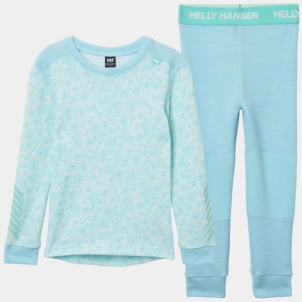 K GRAPHIC LIFA MERINO SET, LIGHT CYAN, 104/4
