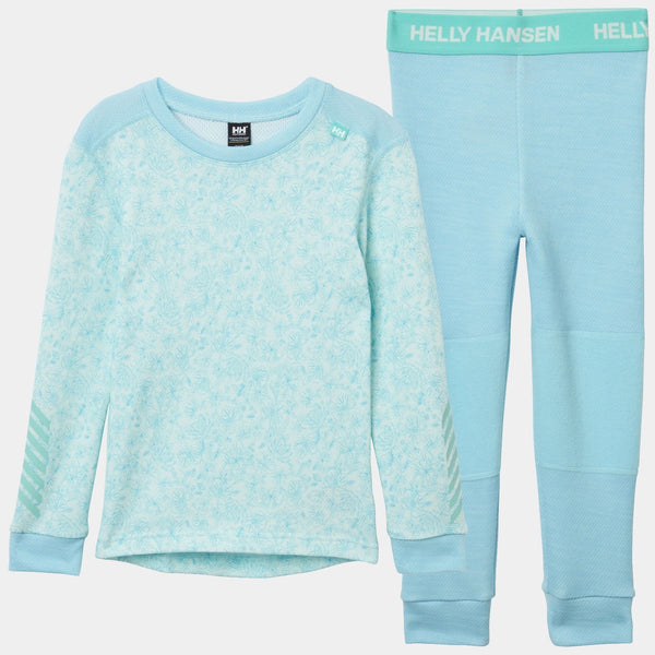 K GRAPHIC LIFA MERINO SET, LIGHT CYAN, 104/4