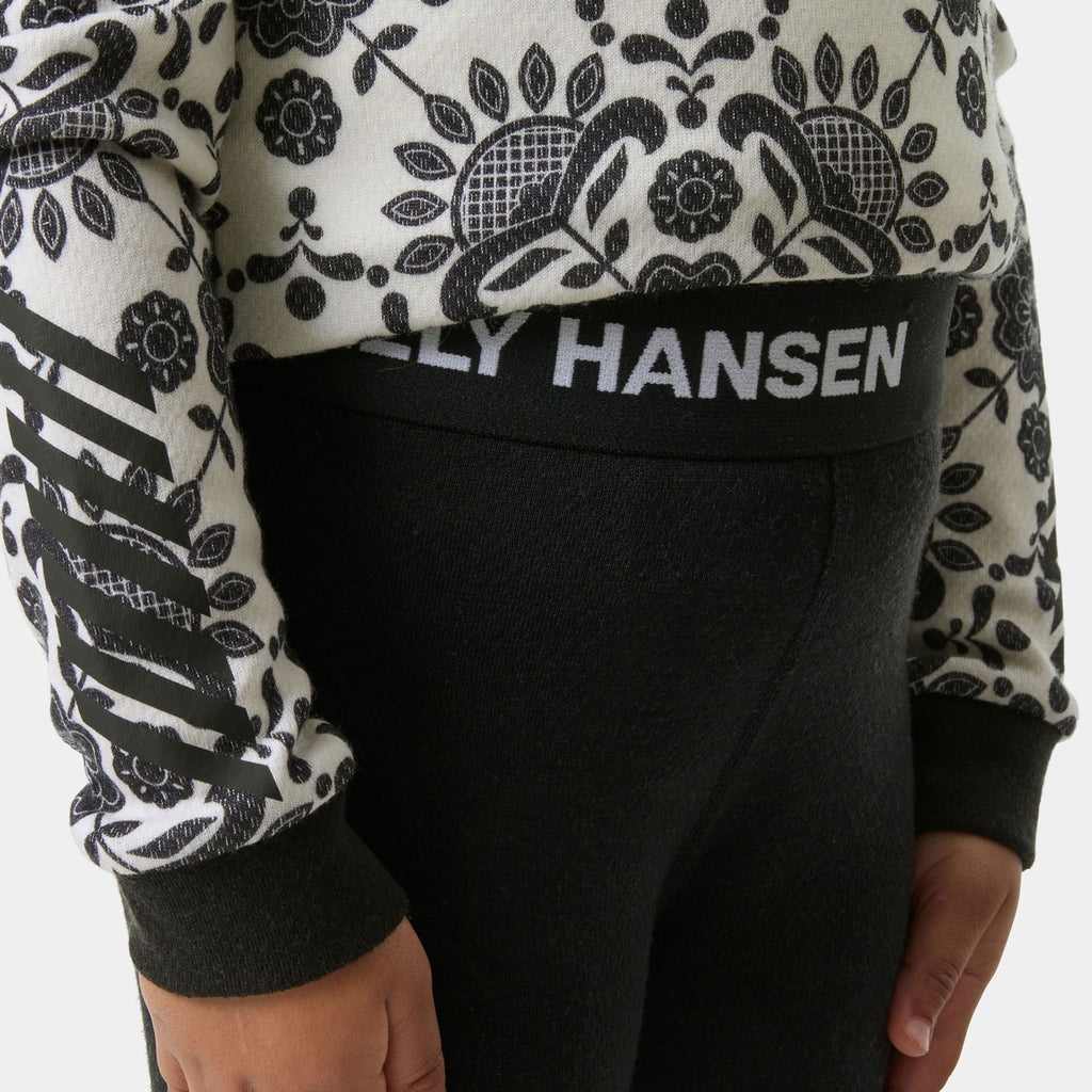 K GRAPHIC LIFA MERINO SET, BLACK AOP, 86/1