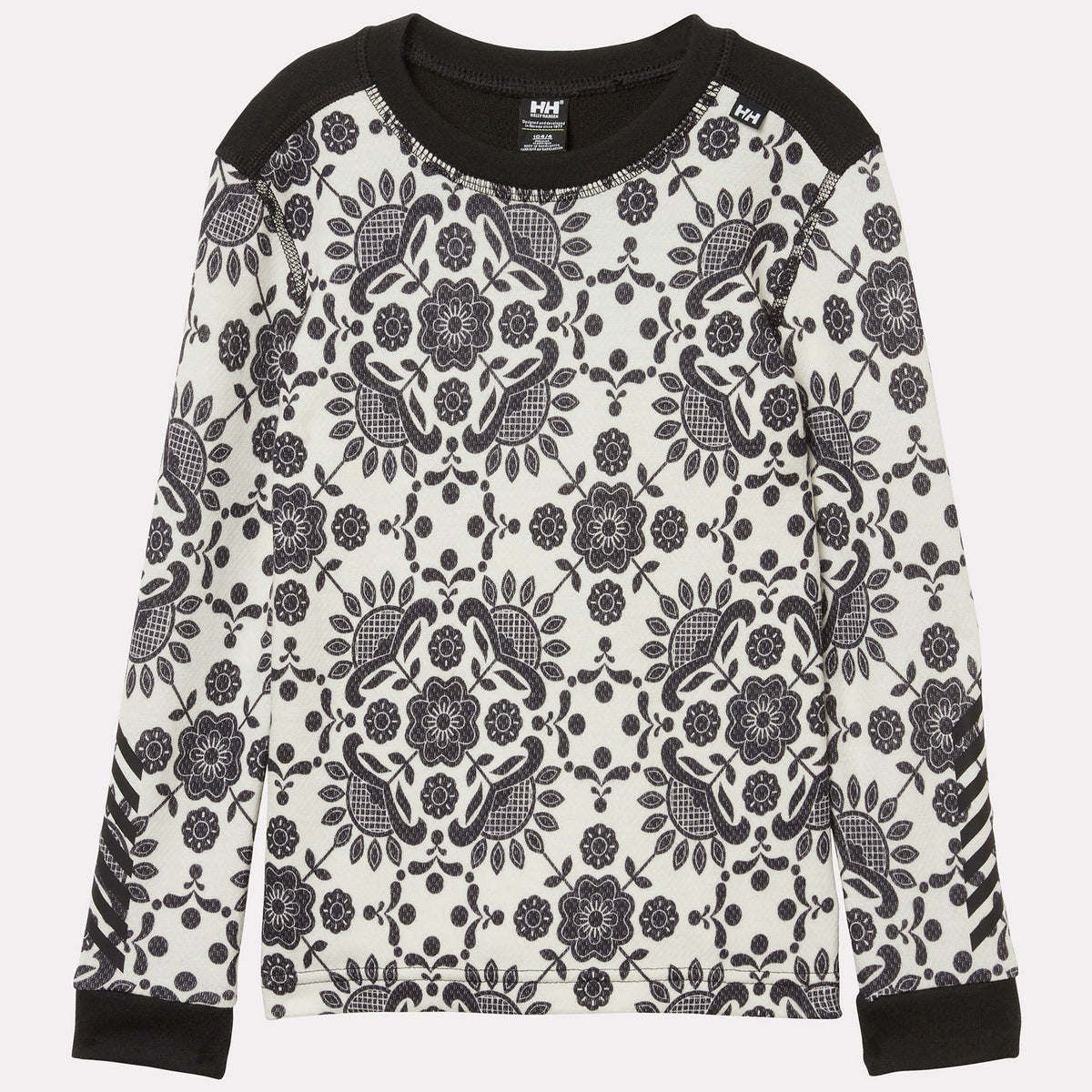 K GRAPHIC LIFA MERINO SET, BLACK AOP, 86/1