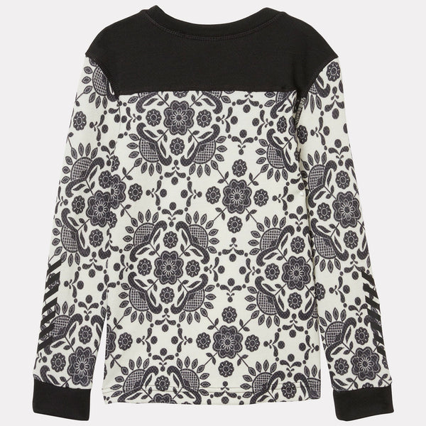K GRAPHIC LIFA MERINO SET, BLACK AOP, 86/1
