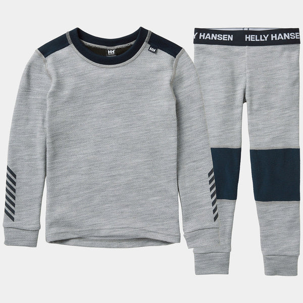 K LIFA MERINO SET, GREY MELANG, 92/2