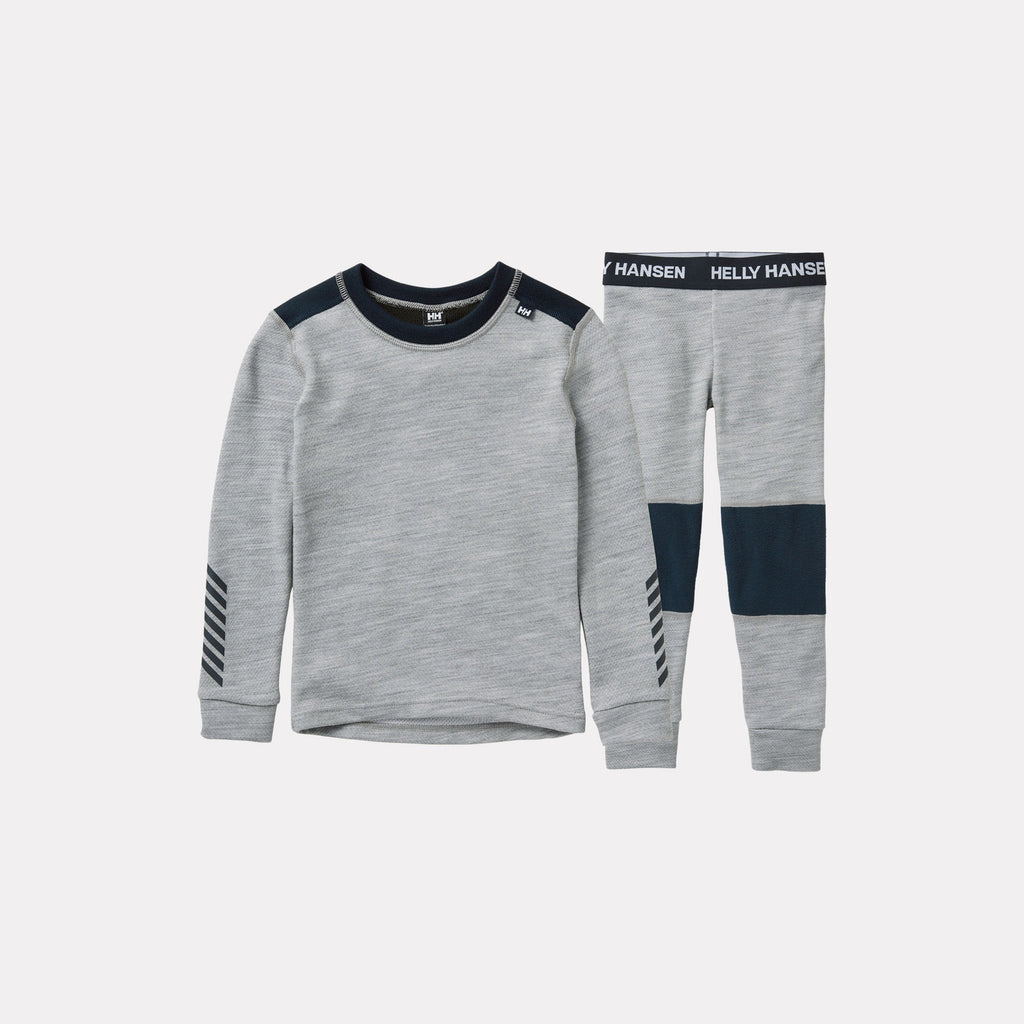 K LIFA MERINO SET, GREY MELANG, 86/1