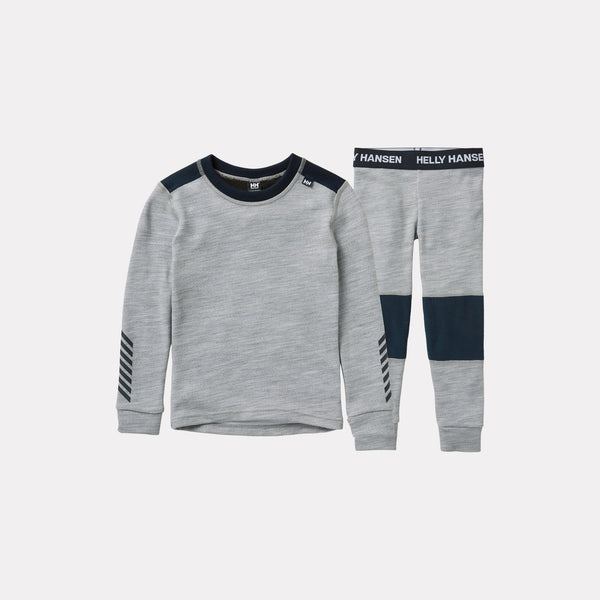 K LIFA MERINO SET, GREY MELANG, 86/1