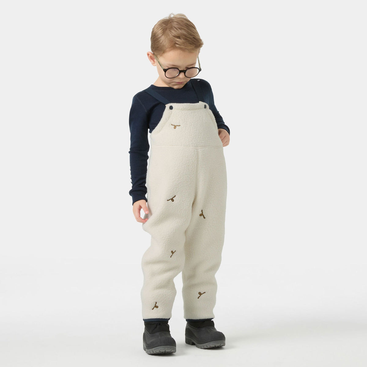 K FROSTY PILE BIB, CREAM EMB, 86/1 Main image