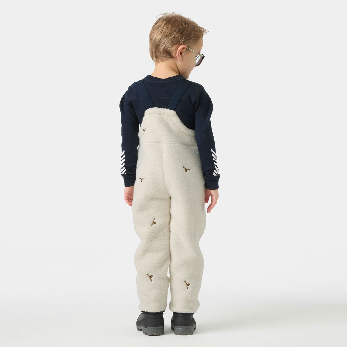 K FROSTY PILE BIB, CREAM EMB, 86/1
