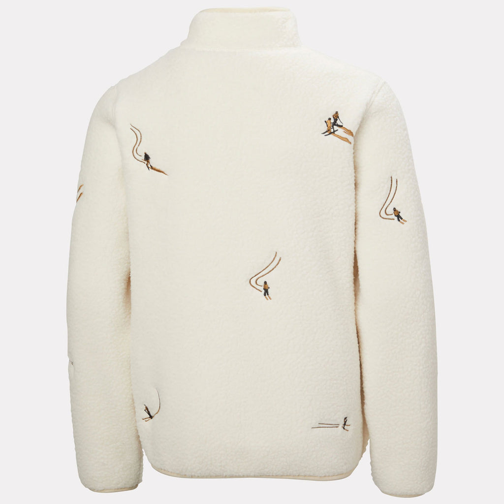 JR FROSTY PILE JACKET, CREAM EMB, 140/10