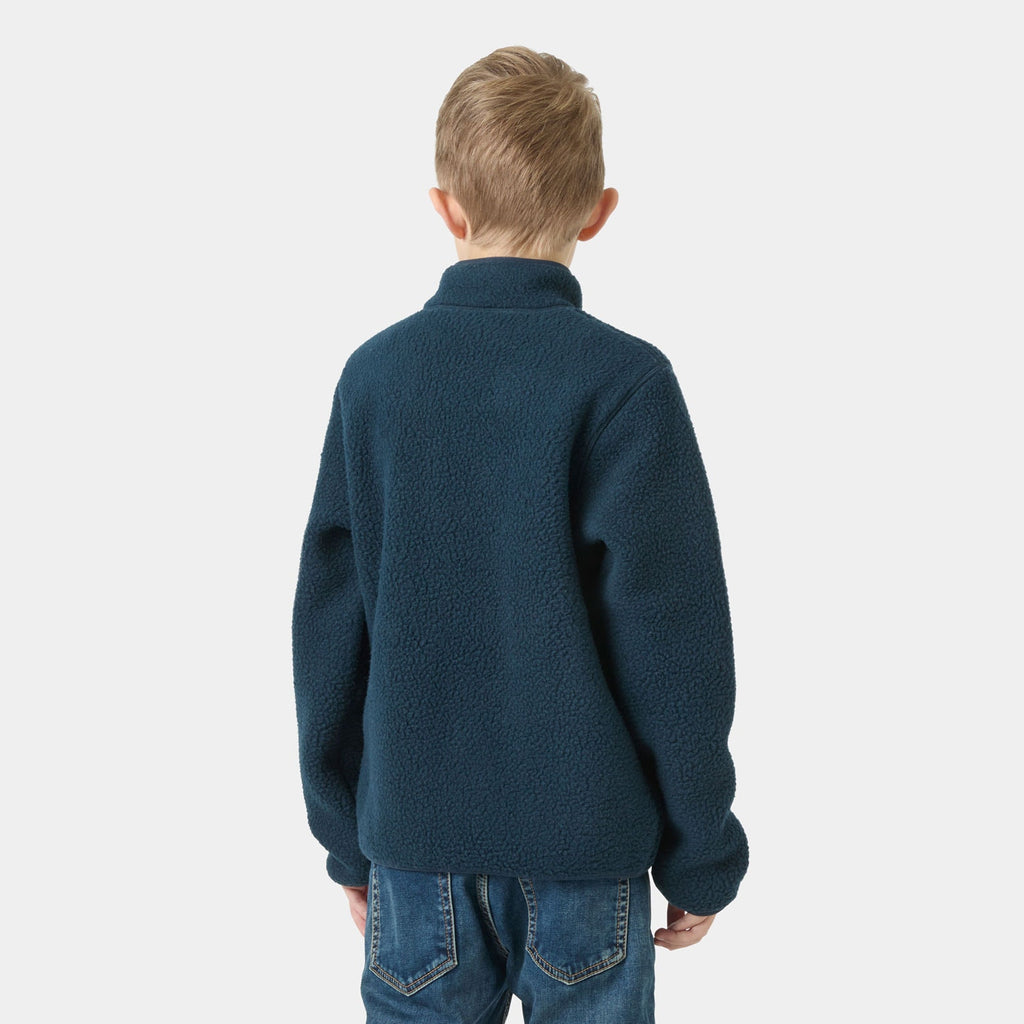 JR FROSTY PILE JACKET, NAVY, 140/10