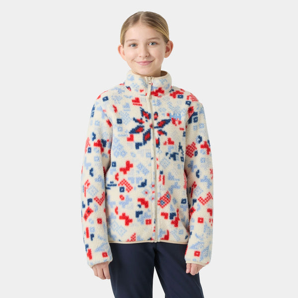 JR FROSTY PILE JACKET, BRIGHT BLUE, 140/10