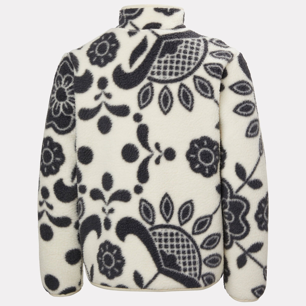 JR FROSTY PILE JACKET, BLACK/CREAM, 140/10