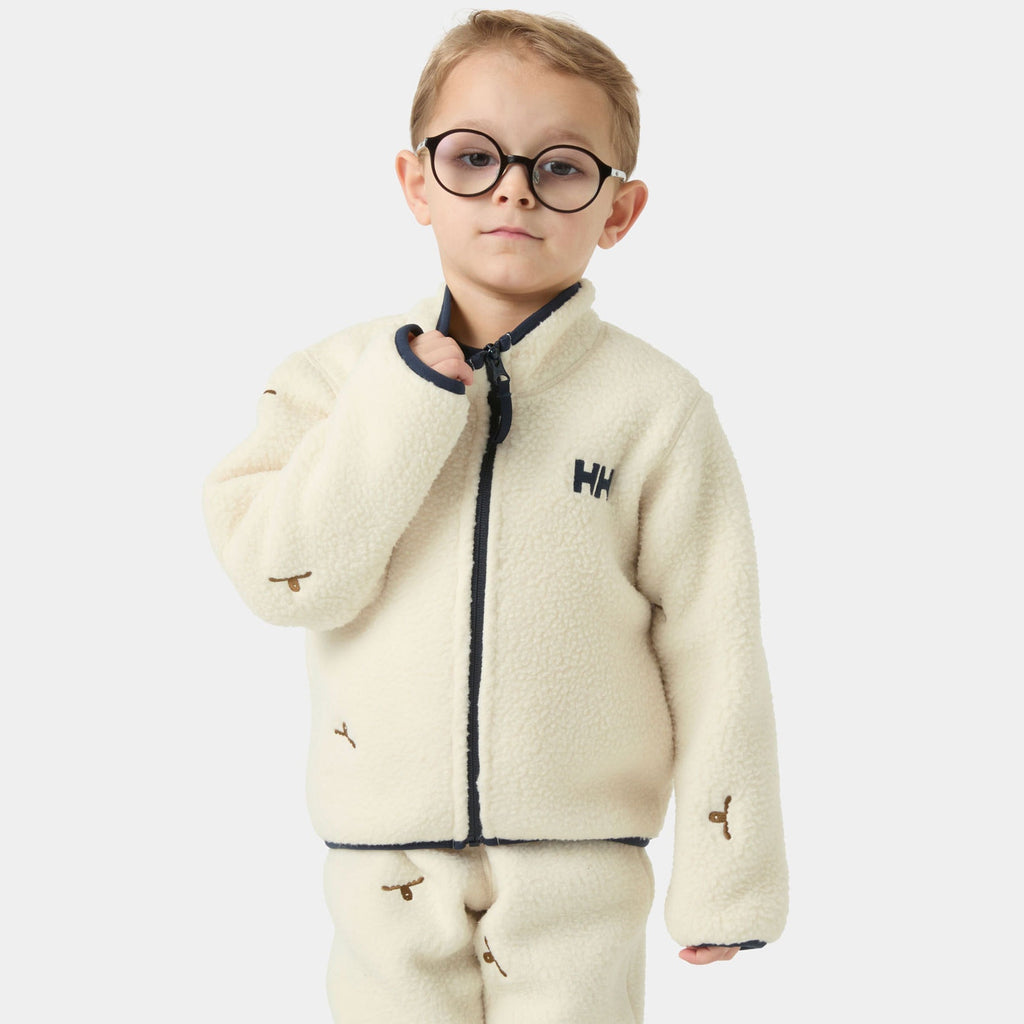 K FROSTY PILE JACKET, CREAM EMB, 86/1