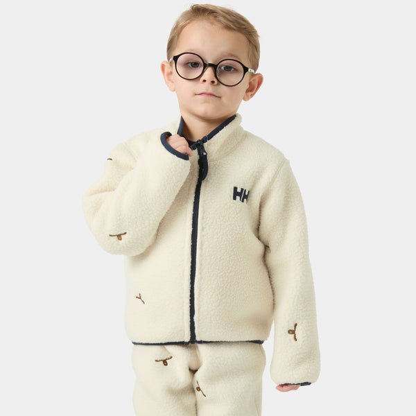 K FROSTY PILE JACKET, CREAM EMB, 86/1