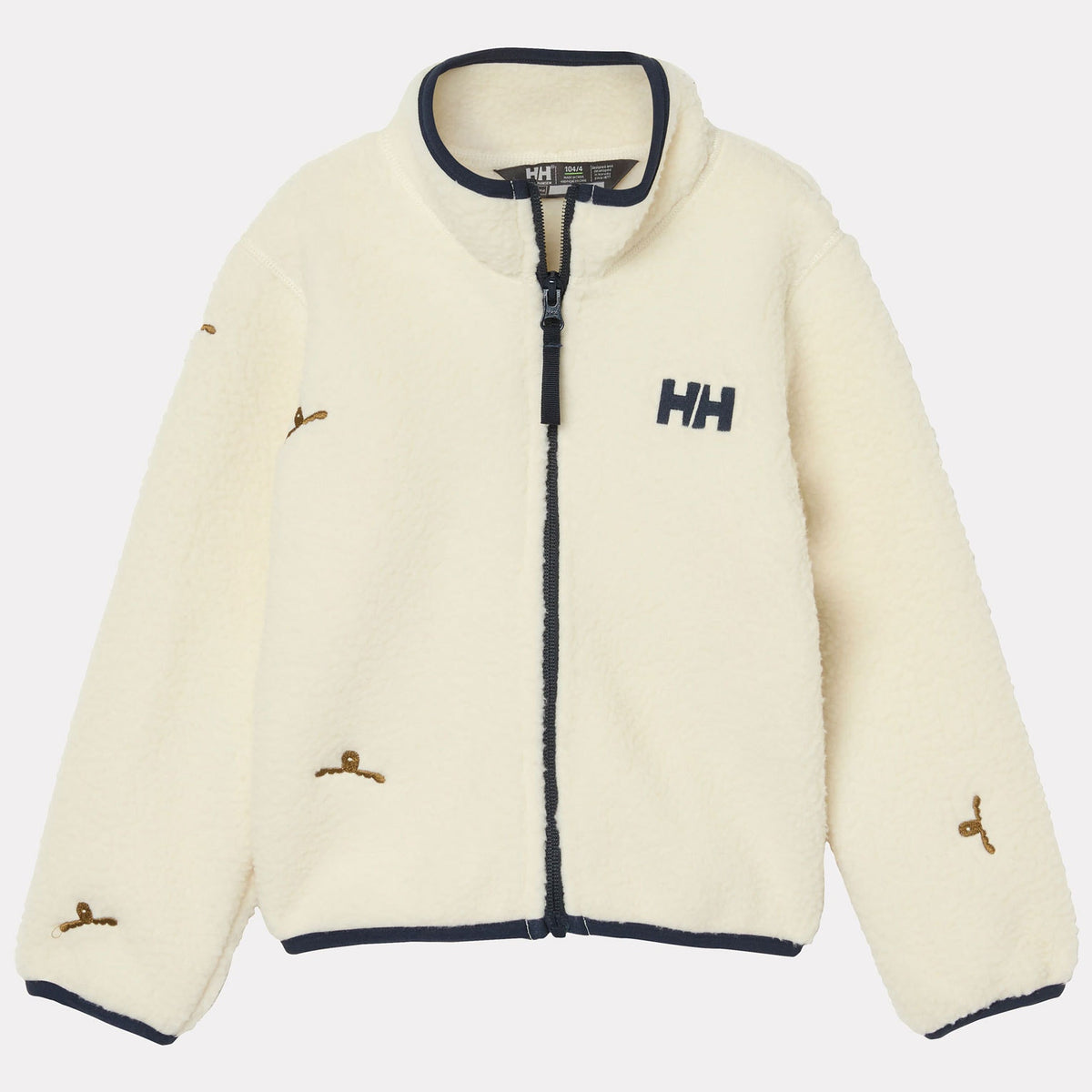 K FROSTY PILE JACKET, CREAM EMB, 86/1