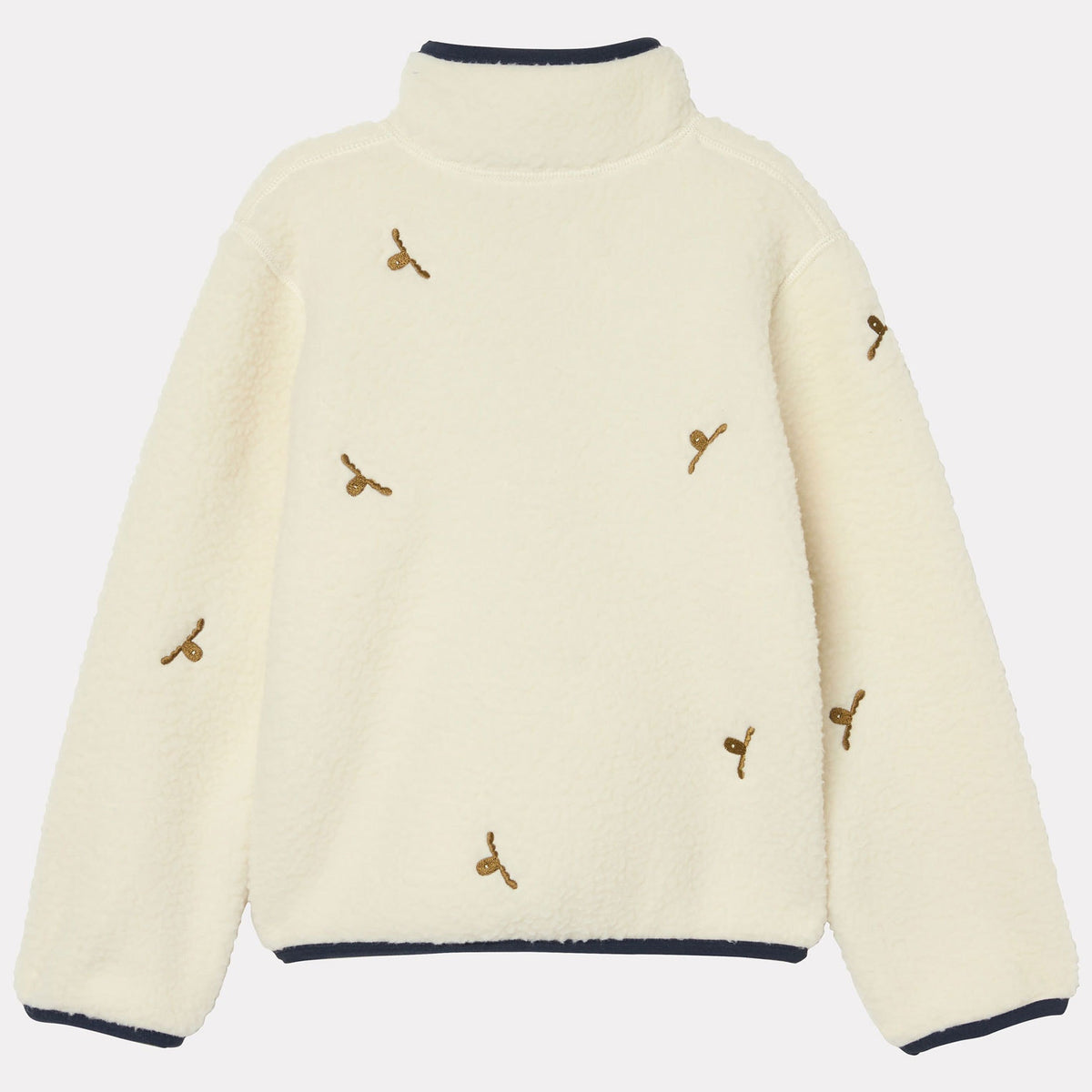 K FROSTY PILE JACKET, CREAM EMB, 86/1
