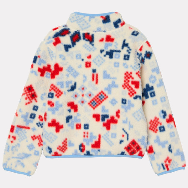 K FROSTY PILE JACKET, CREAM AOP, 86/1
