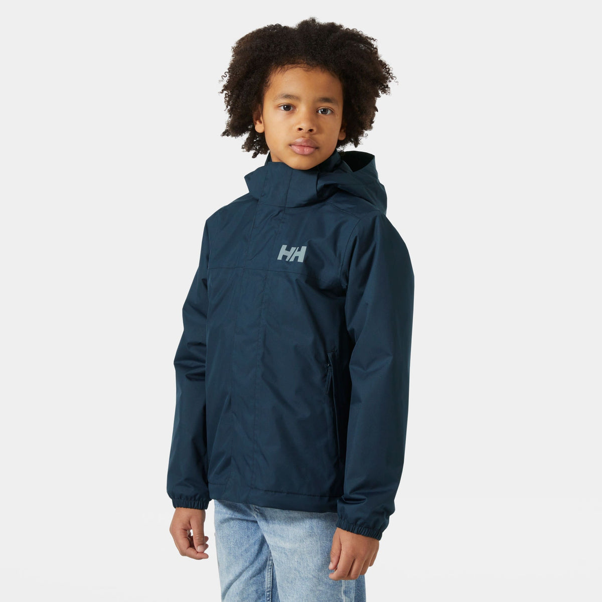 JR VANCOUVER FLEECE INS JACKET, NAVY, 140/10 Main image