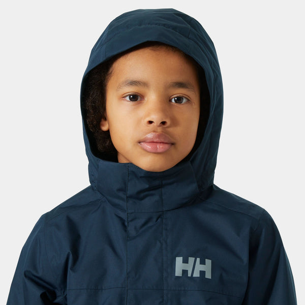 JR VANCOUVER FLEECE INS JACKET, NAVY, 140/10