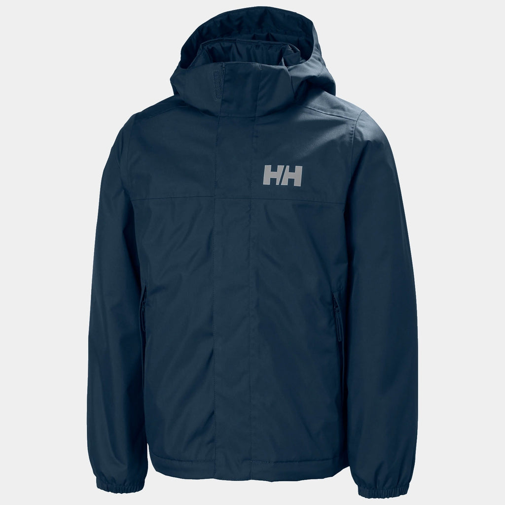 JR VANCOUVER FLEECE INS JACKET, NAVY, 140/10