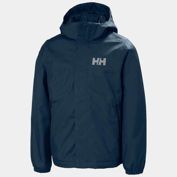JR VANCOUVER FLEECE INS JACKET, NAVY, 140/10