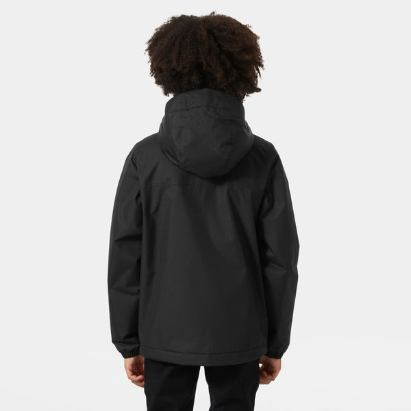 JR VANCOUVER FLEECE INS JACKET, BLACK, 140/10