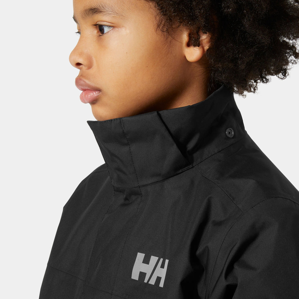 JR VANCOUVER FLEECE INS JACKET, BLACK, 140/10