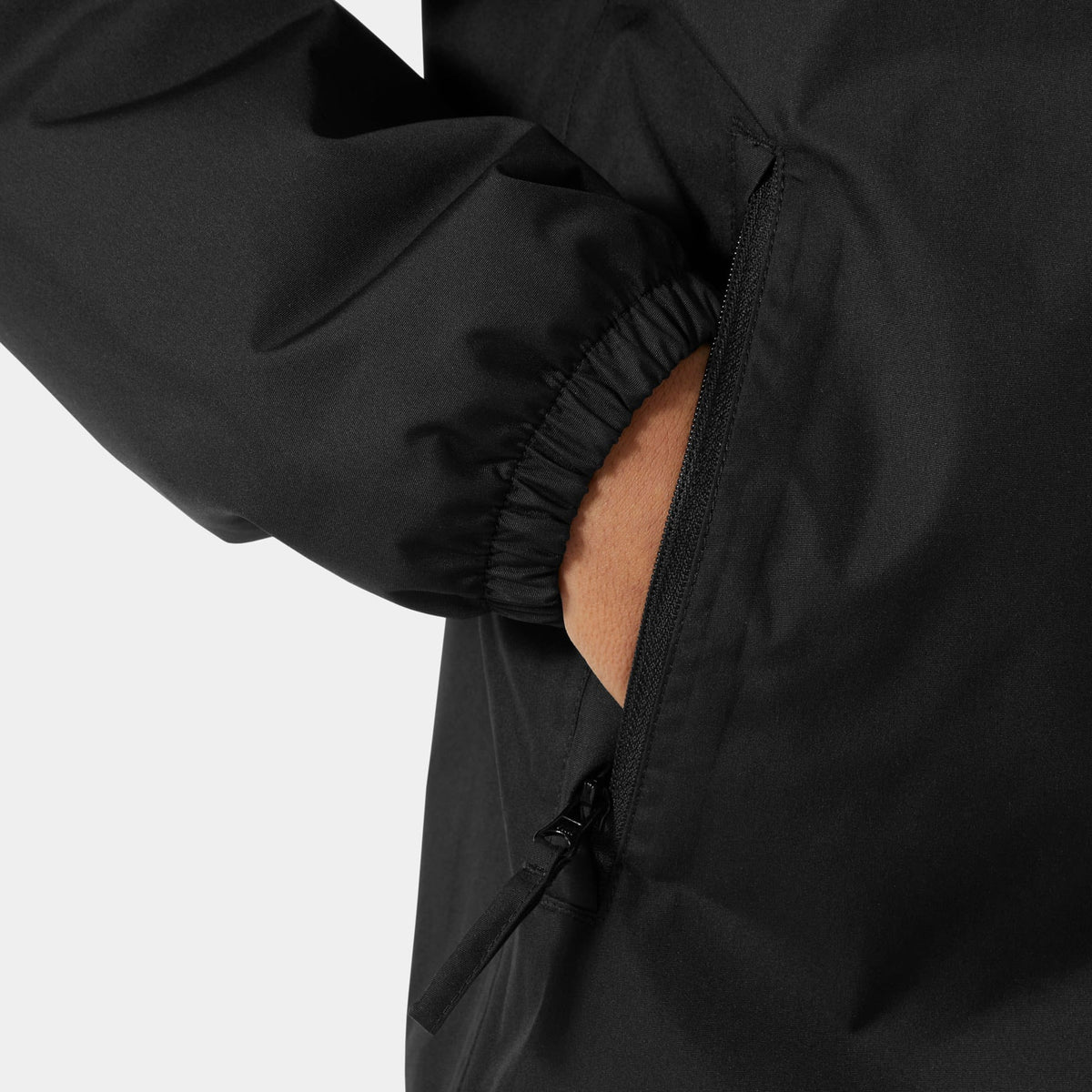 JR VANCOUVER FLEECE INS JACKET, BLACK, 140/10