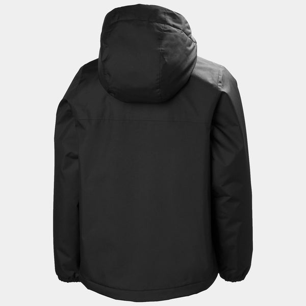 JR VANCOUVER FLEECE INS JACKET, BLACK, 140/10