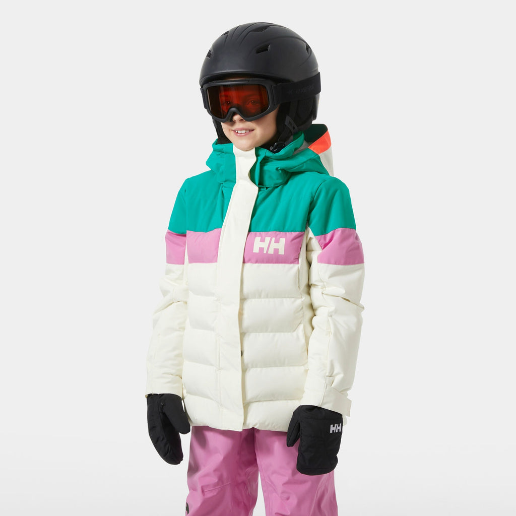 JR GIRL DIAMOND JACKET, SNOW, 158/13