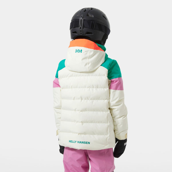 JR GIRL DIAMOND JACKET, SNOW, 158/13