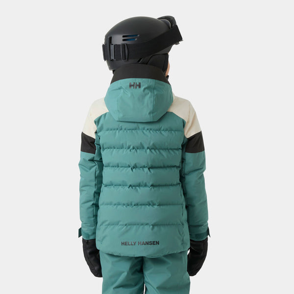JR GIRL DIAMOND JACKET, OPAL GREEN, 140/10