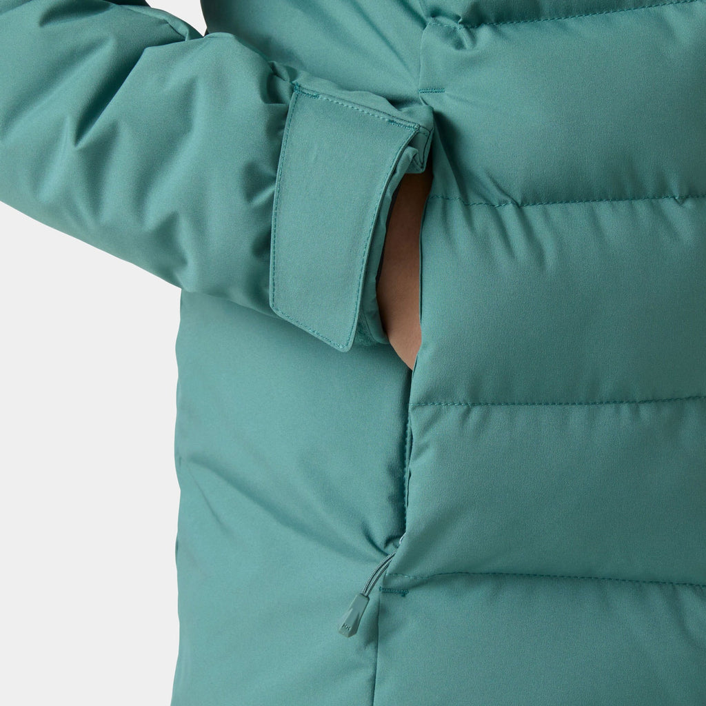 JR GIRL DIAMOND JACKET, OPAL GREEN, 140/10