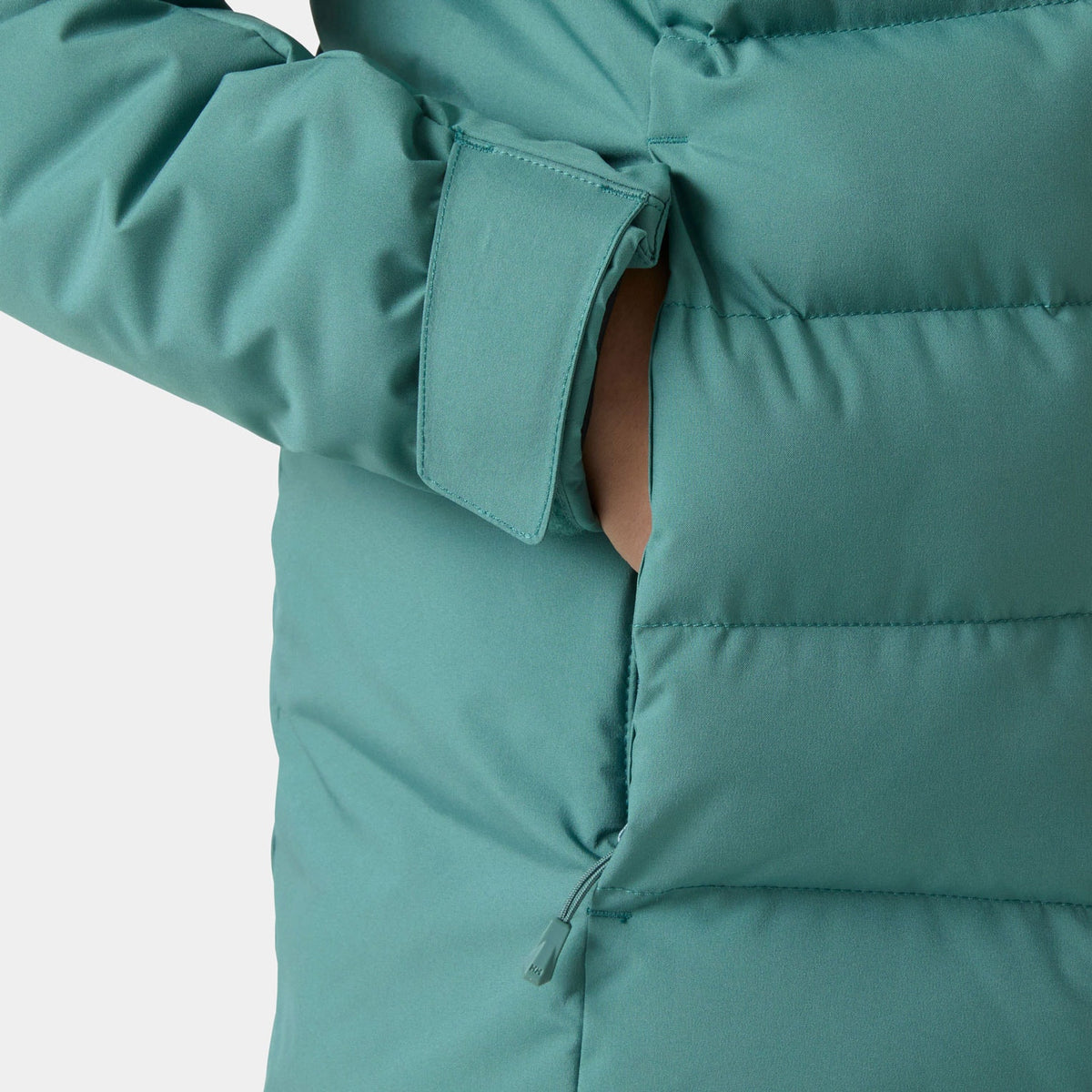 JR GIRL DIAMOND JACKET, OPAL GREEN, 140/10