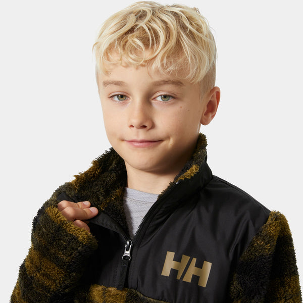 JR CHAMP 1/2 ZIP MIDLAYER, SEPIA AOP, 140/10