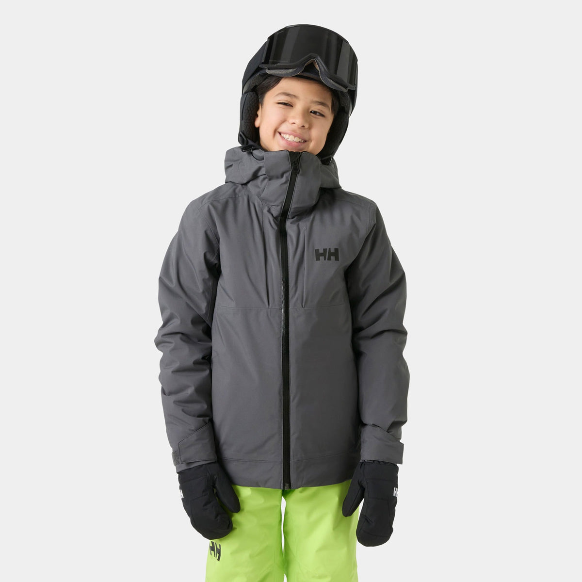 JR ALPHA JACKET, THUNDER GRE, 140/10