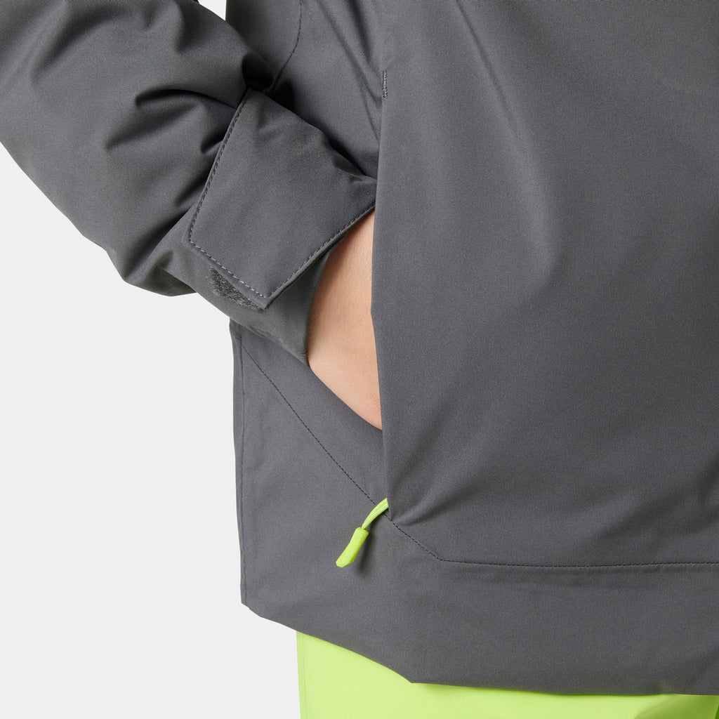 JR ALPHA JACKET, THUNDER GRE, 140/10